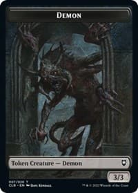Demon Token - Commander Legends: Battle for Baldur's Gate - Magic: The Gathering card
