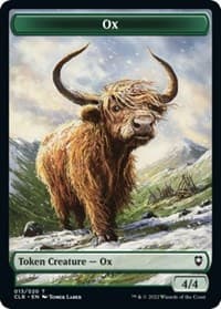 Ox Token - Commander Legends: Battle for Baldur's Gate - Magic: The Gathering card