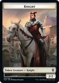 Knight Token - Commander Legends: Battle for Baldur's Gate - Magic: The Gathering card