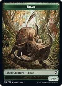 Boar Token - Commander Legends: Battle for Baldur's Gate - Magic: The Gathering card