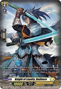 Knight of Loyalty, Bedivere (SP) - D-BT05: Triumphant Return of the Brave Heroes - Cardfight Vanguard card