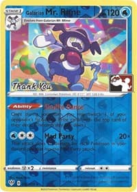 Galarian Mr. Rime - 036/189 (Pokemon League) [Thank You] - Miscellaneous Cards & Products - Pokemon card