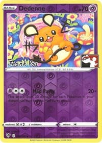 Dedenne - 78/189 (Pokemon League) [Thank You] - League & Championship Cards - Pokemon card