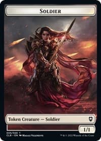 Soldier Token - Commander Legends: Battle for Baldur's Gate - Magic: The Gathering card