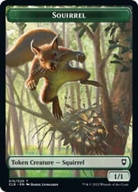 Squirrel Token - Commander Legends: Battle for Baldur's Gate - Magic: The Gathering card