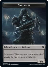Skeleton Token - Commander Legends: Battle for Baldur's Gate - Magic: The Gathering card
