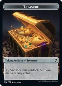 Treasure // Demon Double-Sided Token - Commander Legends: Battle for Baldur's Gate - Magic: The Gathering card