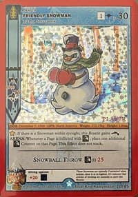 Friendly Snowman (Player Stamped) - Caster's Cup Promo Cards - MetaZoo card
