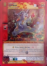 Lava Bear - Caster's Cup Promo Cards - MetaZoo card