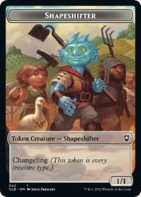 Shapeshifter (022) // Clue Double-Sided Token - Commander Legends: Battle for Baldur's Gate - Magic: The Gathering card
