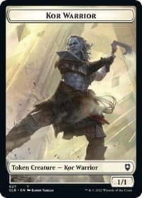 Kor Warrior // Wizard Double-Sided Token - Commander Legends: Battle for Baldur's Gate - Magic: The Gathering card