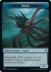 Squid // Copy Double-Sided Token - Commander Legends: Battle for Baldur's Gate - Magic: The Gathering card