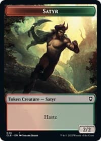 Satyr // Beast Double-Sided Token - Commander Legends: Battle for Baldur's Gate - Magic: The Gathering card