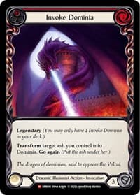 Invoke Dominia // Dominia - Uprising - Flesh and Blood TCG card