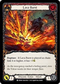 Lava Burst - Uprising - Flesh and Blood TCG card