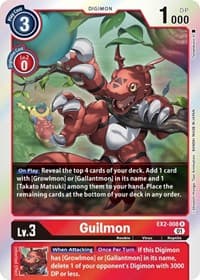 Guilmon - Digital Hazard - Digimon Card Game card