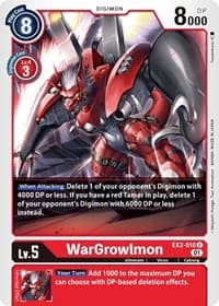 WarGrowlmon - Digital Hazard - Digimon Card Game card