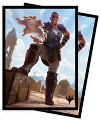 Battle for Baldur's Gate Minsc & Boo (V2) Standard Deck Protector sleeves for Magic (100-Pack) - Ultra Pro Card Sleeves - Card Sleeves card