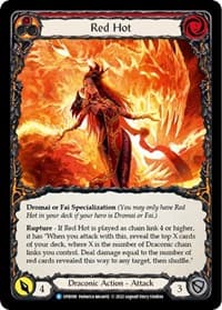 Red Hot - Uprising - Flesh and Blood TCG card