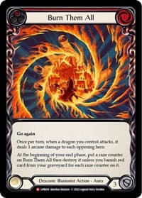 Burn Them All - Uprising - Flesh and Blood TCG card