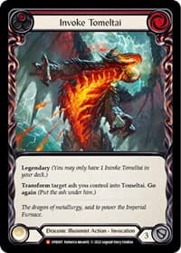 Invoke Tomeltai // Tomeltai - Uprising - Flesh and Blood TCG card