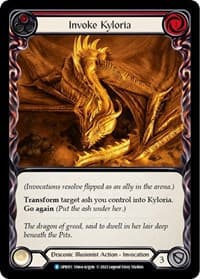 Invoke Kyloria // Kyloria - Uprising - Flesh and Blood TCG card