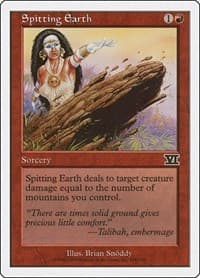 Spitting Earth - Classic Sixth Edition - Magic: The Gathering card