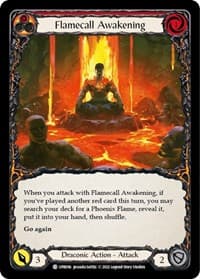 Flamecall Awakening - Uprising - Flesh and Blood TCG card