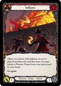 Inflame - Uprising - Flesh and Blood TCG card