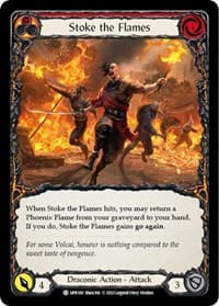 Stoke the Flames - Uprising - Flesh and Blood TCG card
