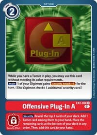 Offensive Plug-In A - Digital Hazard - Digimon Card Game card
