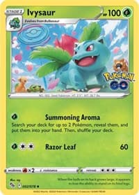 Ivysaur - Pokemon GO - Pokemon card
