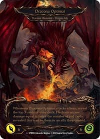 Invoke Dracona Optimai // Dracona Optimai (Marvel) - Uprising - Flesh and Blood TCG card
