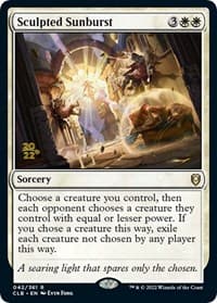 Sculpted Sunburst - Prerelease Cards - Magic: The Gathering card