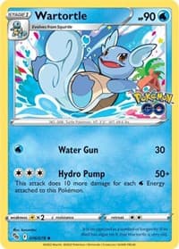 Wartortle - Pokemon GO - Pokemon card