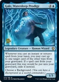 Gale, Waterdeep Prodigy - Prerelease Cards - Magic: The Gathering card