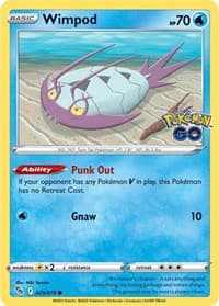 Wimpod - Pokemon GO - Pokemon card