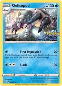 Golisopod - Pokemon GO - Pokemon card