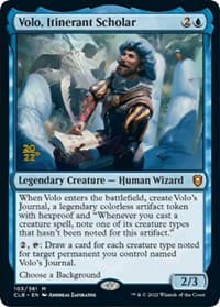 Volo, Itinerant Scholar - Prerelease Cards - Magic: The Gathering card