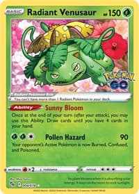 Radiant Venusaur - Pokemon GO - Pokemon card