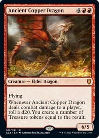 Ancient Copper Dragon - Prerelease Cards - Magic: The Gathering card
