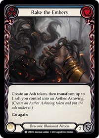 Rake the Embers (Blue) - Uprising - Flesh and Blood TCG card