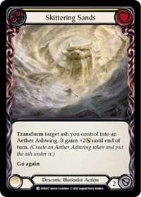 Skittering Sands (Yellow) - Uprising - Flesh and Blood TCG card