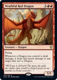 Wrathful Red Dragon - Prerelease Cards - Magic: The Gathering card
