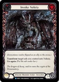 Invoke Nekria // Nekria - Uprising - Flesh and Blood TCG card
