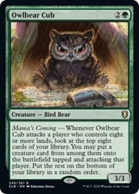 Owlbear Cub - Prerelease Cards - Magic: The Gathering card
