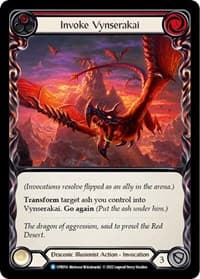 Invoke Vynserakai // Vynserakai - Uprising - Flesh and Blood TCG card