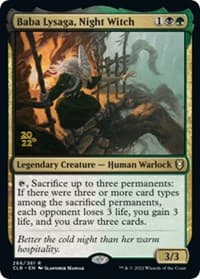 Baba Lysaga, Night Witch - Prerelease Cards - Magic: The Gathering card