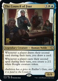 The Council of Four - Prerelease Cards - Magic: The Gathering card