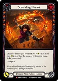 Spreading Flames - Uprising - Flesh and Blood TCG card